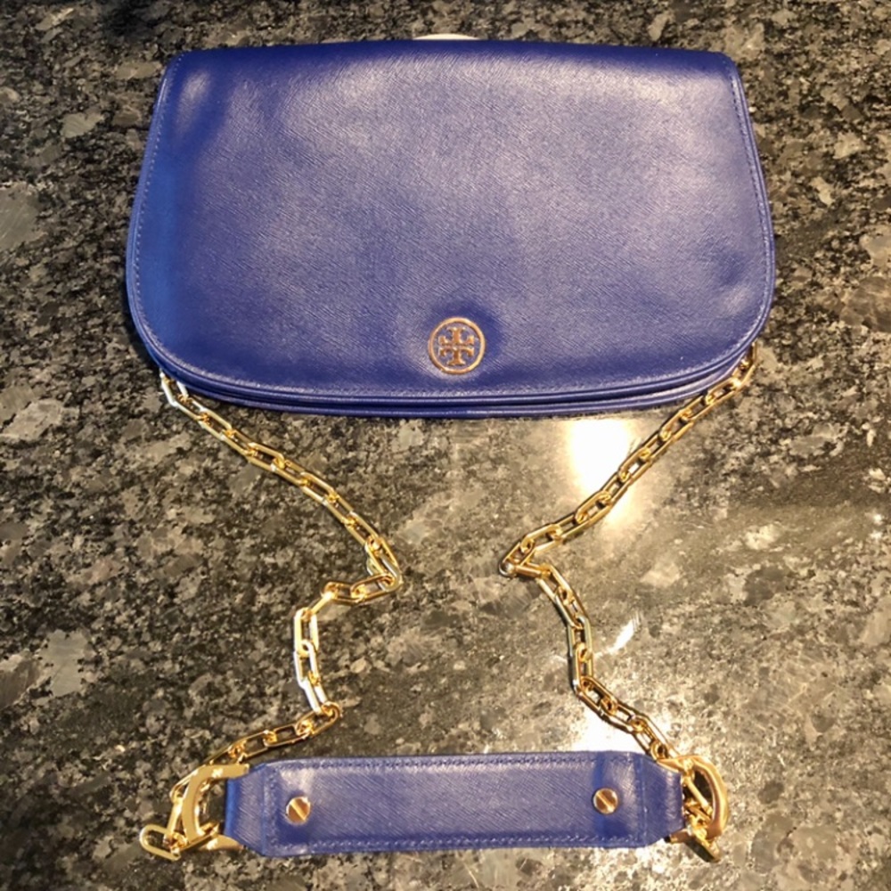 Tory Burch Blue Convertible Crossbody